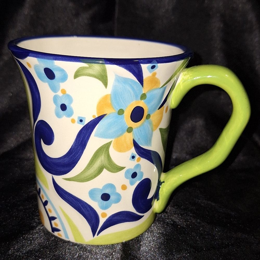 Pretty Espana Lifestyle Handcrafted Coffee Cup~Mug~Bocca~Handpainted